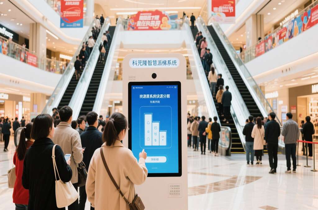 科苑隆電梯目的選層智慧派梯系統(tǒng)：商場(chǎng)客流的智能指揮官